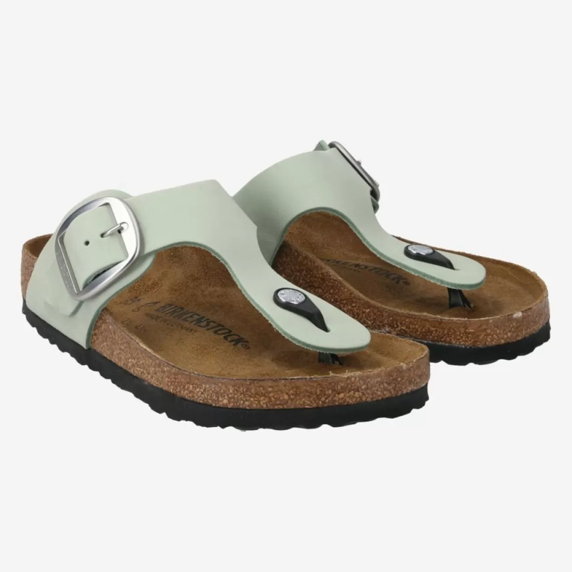 Birkenstock Sandaletts<Art.1024046 Gizeh Big Buckle Green