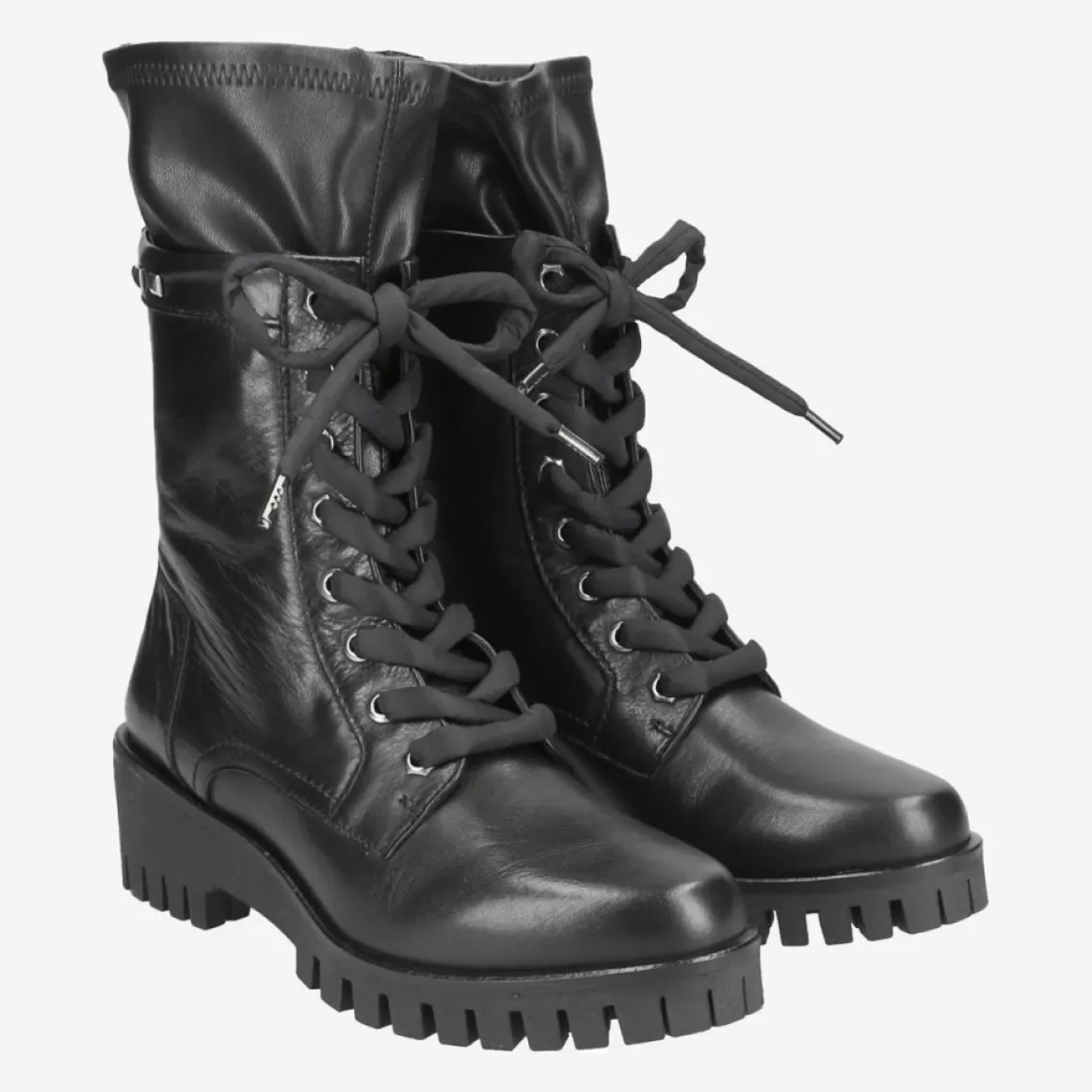 Donna Carolina Lace Up Boots<Art.46.699.139 Black