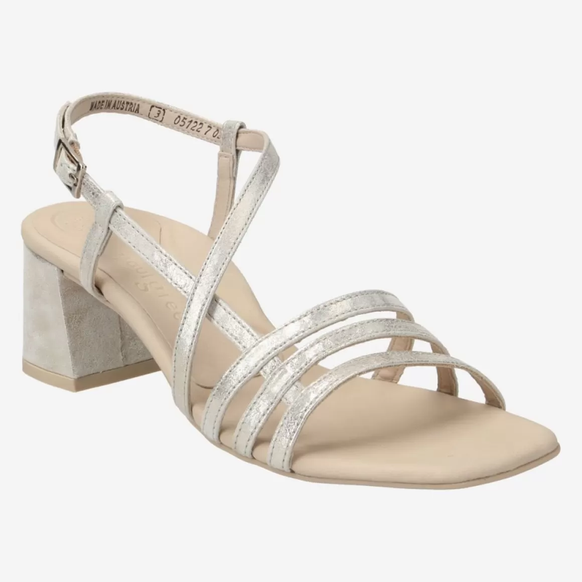 Paul Green Sandaletts<Art.6042-033 Beige, Metallic