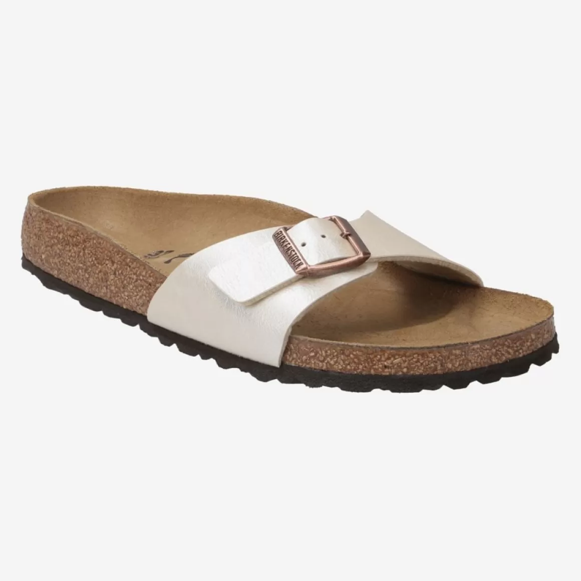 Birkenstock Sandaletts<Art.940153 Madrid Birko Flor Beige, Metallic