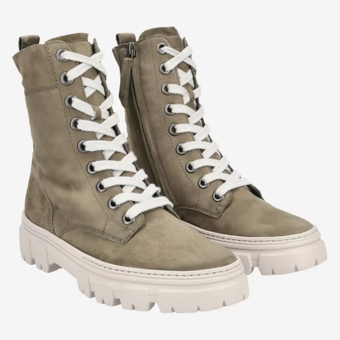 Paul Green Lace Up Boots<Art.9970-009 Green