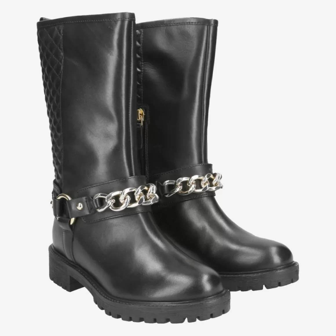 GEOX Lace Up Boots<Art.Hoara Black