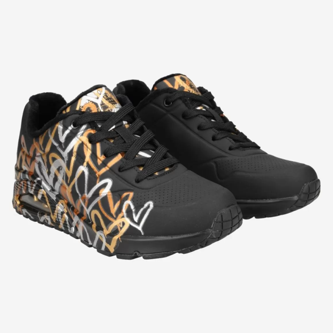 Skechers Sneaker<Art.Uno - Metallic Love Black, Combined